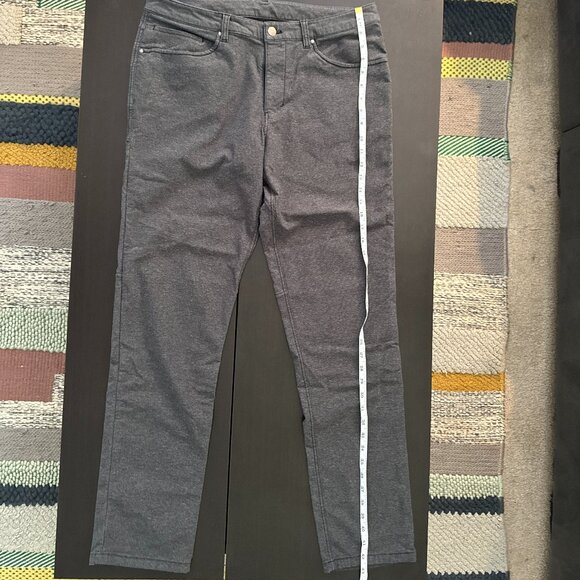 Men’s Lululemon ABC Pant Slim Tech Canvas 36x43 (TALL) Heathered Black - Picture 9 of 9